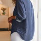 Shirt Eileen Relaxed Button Up in Vintage Dark Indigo Wash