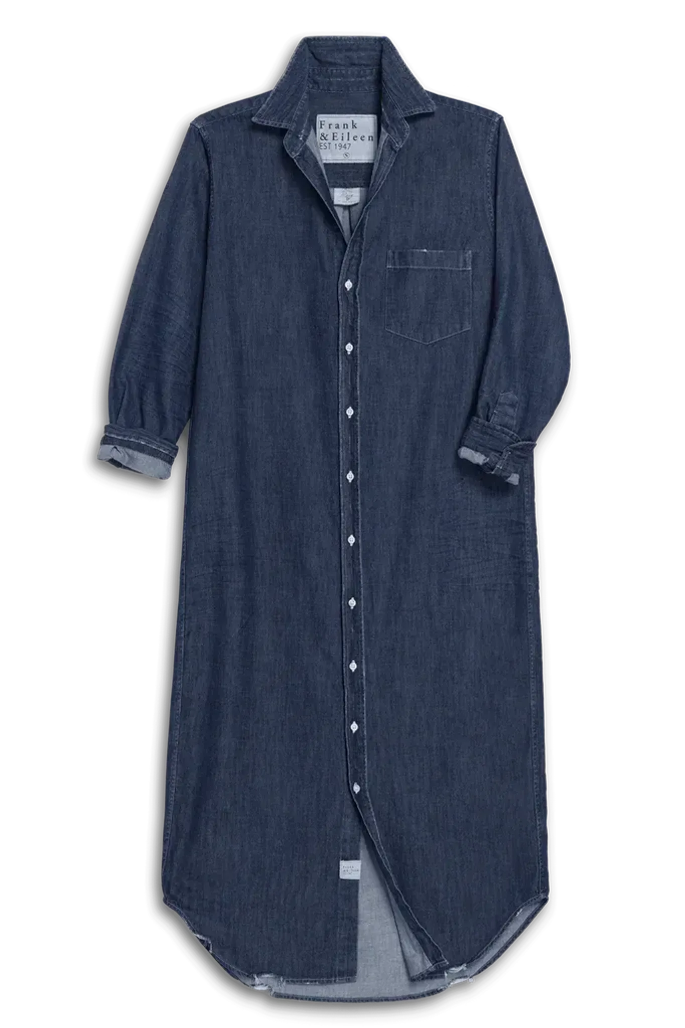 Maxi Shirtkleid Rory in Vintage Dark Wash