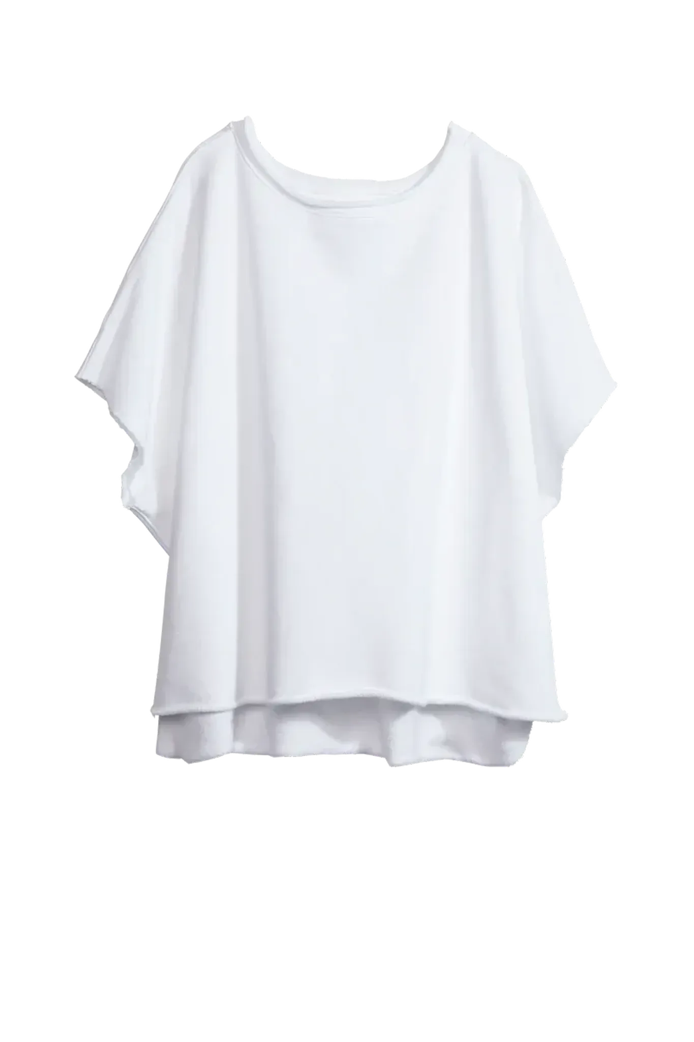 Sweater Capelet Olive in White