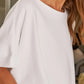 Sweater Capelet Olive in White