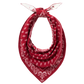Cashmere Tuch The Wild Rag in Ruby Cream