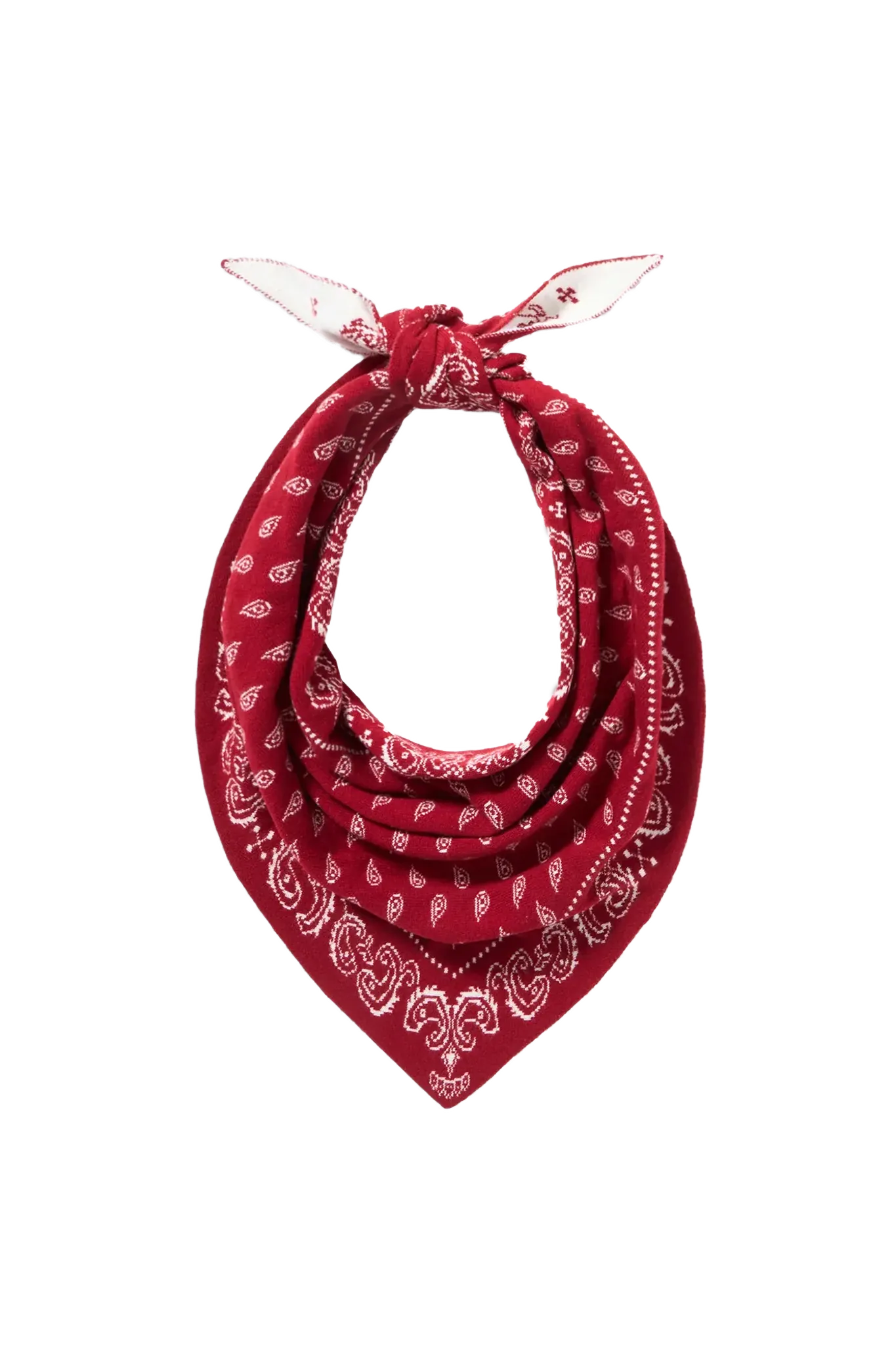 Cashmere Tuch The Wild Rag in Ruby Cream