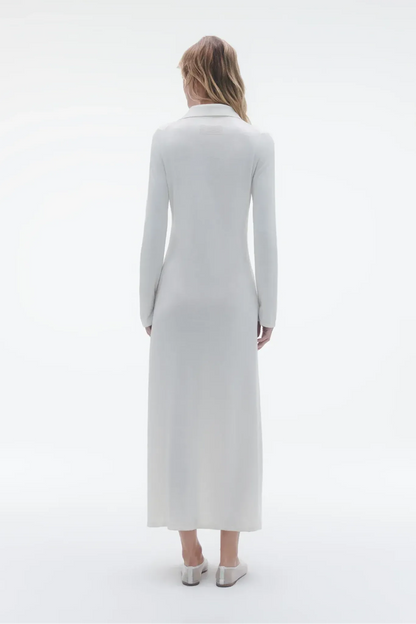 Kleid Showtime Shirt Dress in Cream