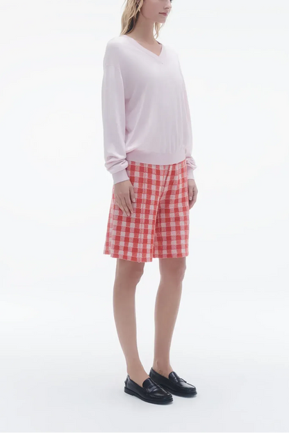 Pullover The V in Powder Pink