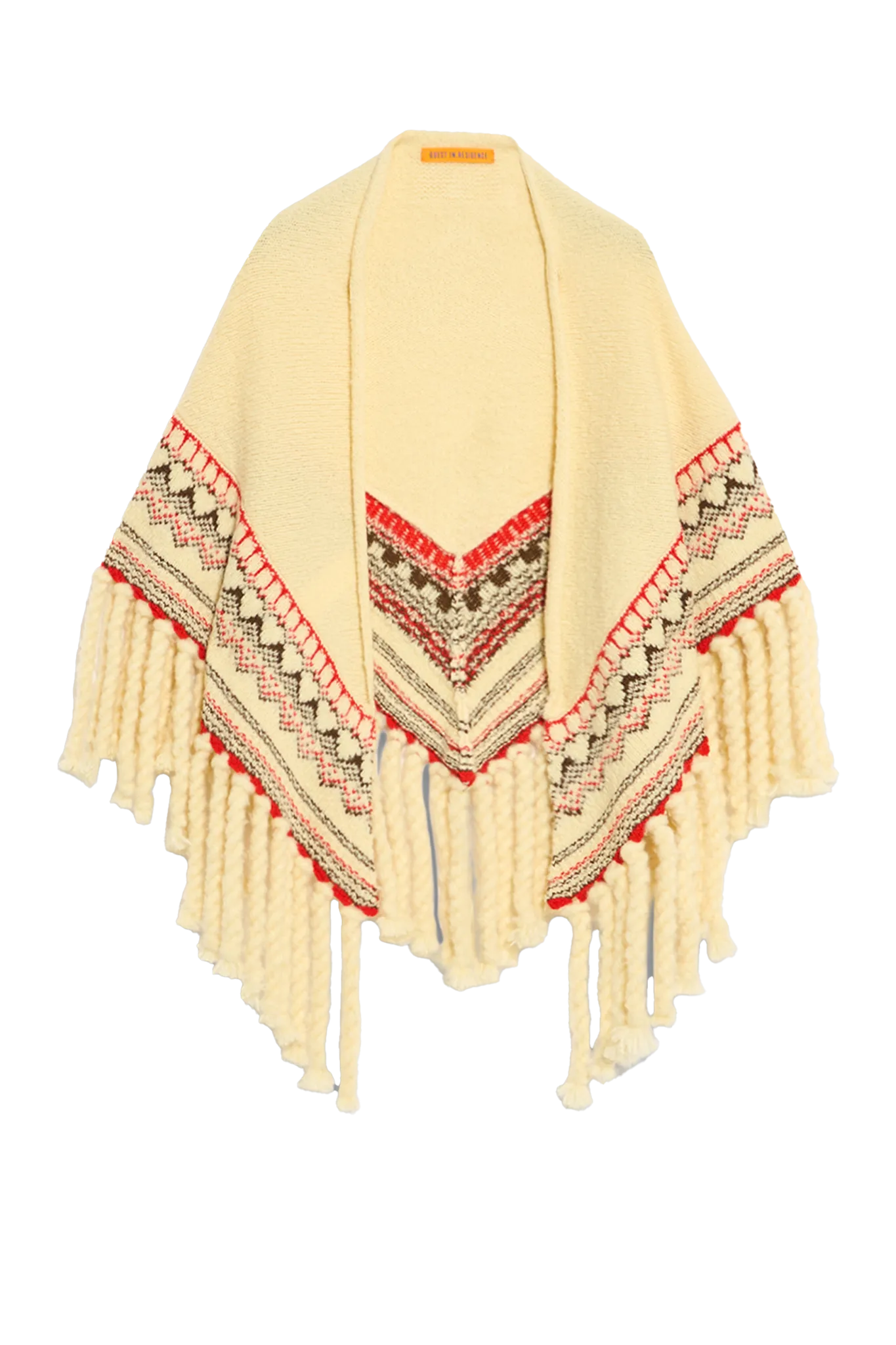 Poncho Cloud Chalet Shawl in Mist Combo