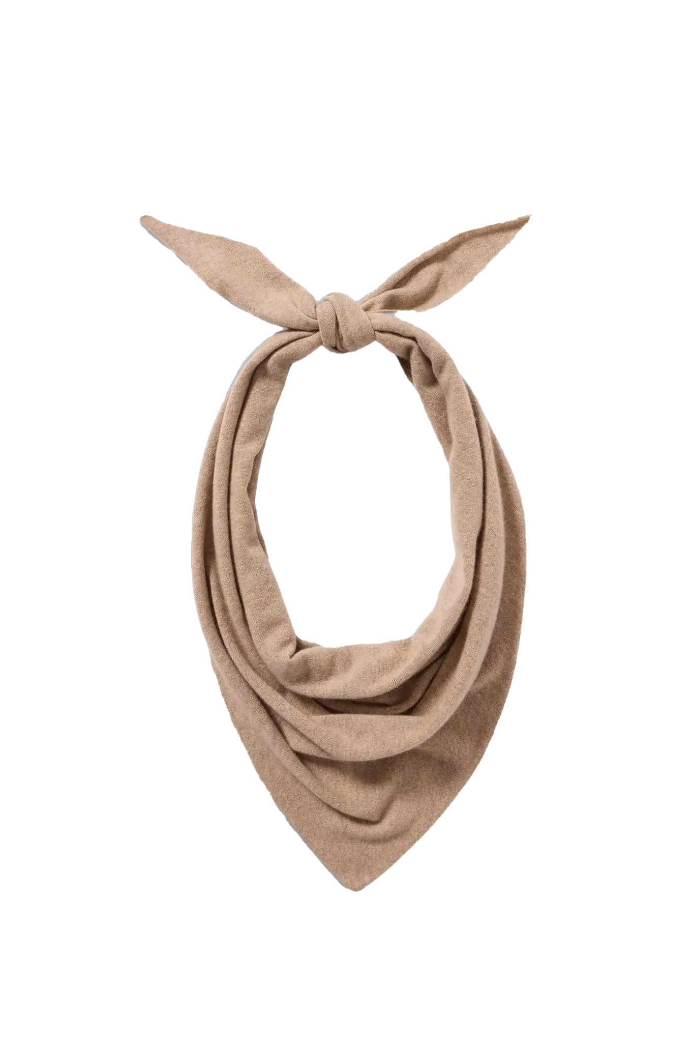 Cashmere Tuch The Bandana in Taupe