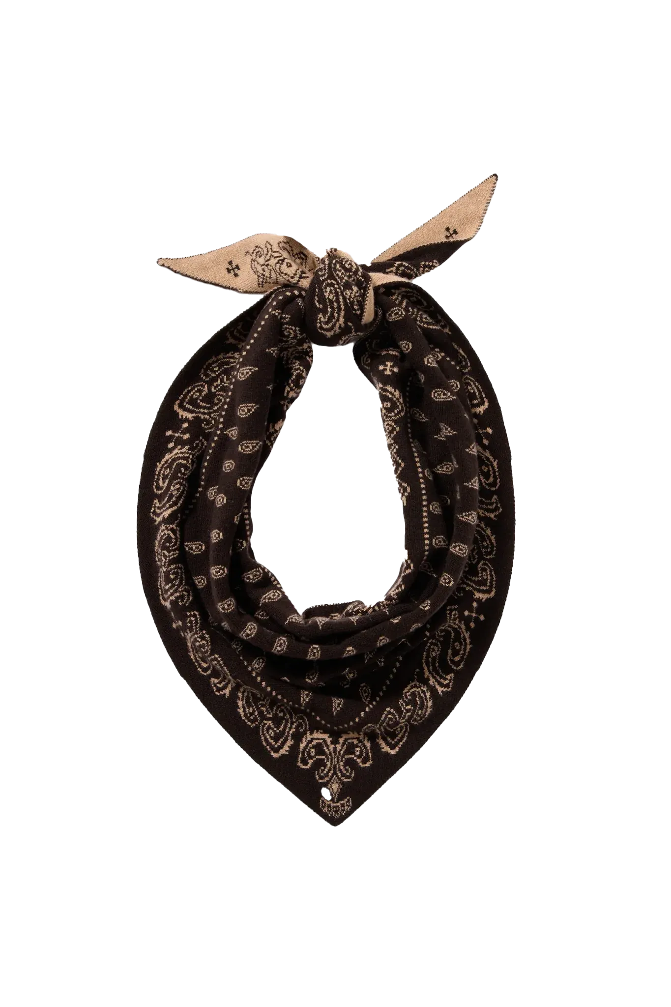 Cashmere Tuch The Wild Rag in Burnt Cocoa/Dune