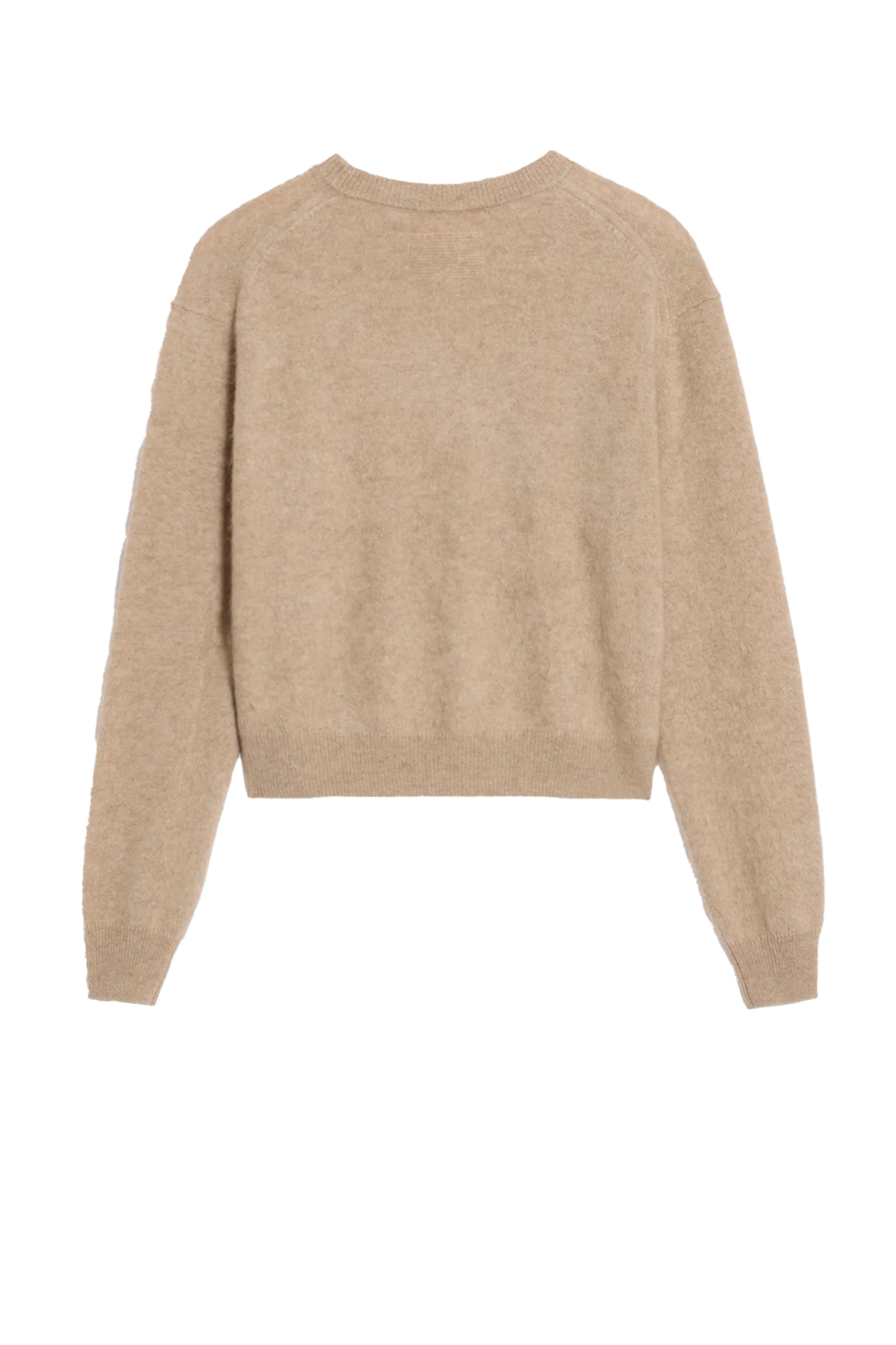 Cashmere Pullover Grizzly Crew in Taupe