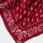 Cashmere Tuch The Wild Rag in Ruby Cream