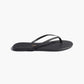Flip-Flops Lily Solids in Washed Black