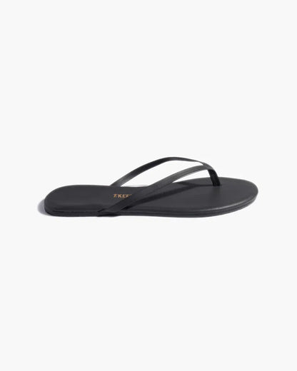 Flip-Flops Lily Solids in Washed Black