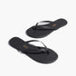 Flip-Flops Lily Solids in Washed Black