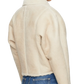 Shearlingjacke Blondine in Ecru