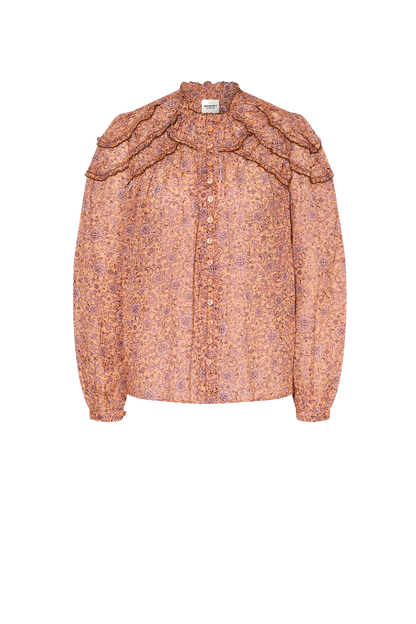 Bluse Christa in Rust
