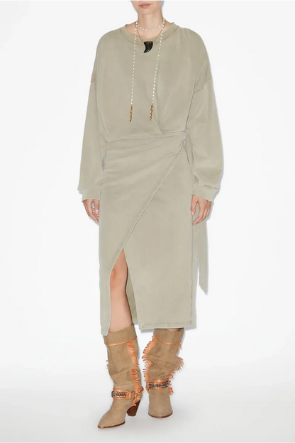 Kleid Sandrina in Light Khaki