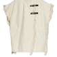 Poncho Greya in Ecru