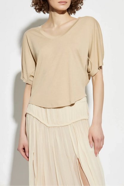T-Shirt Emmanuela in Beige