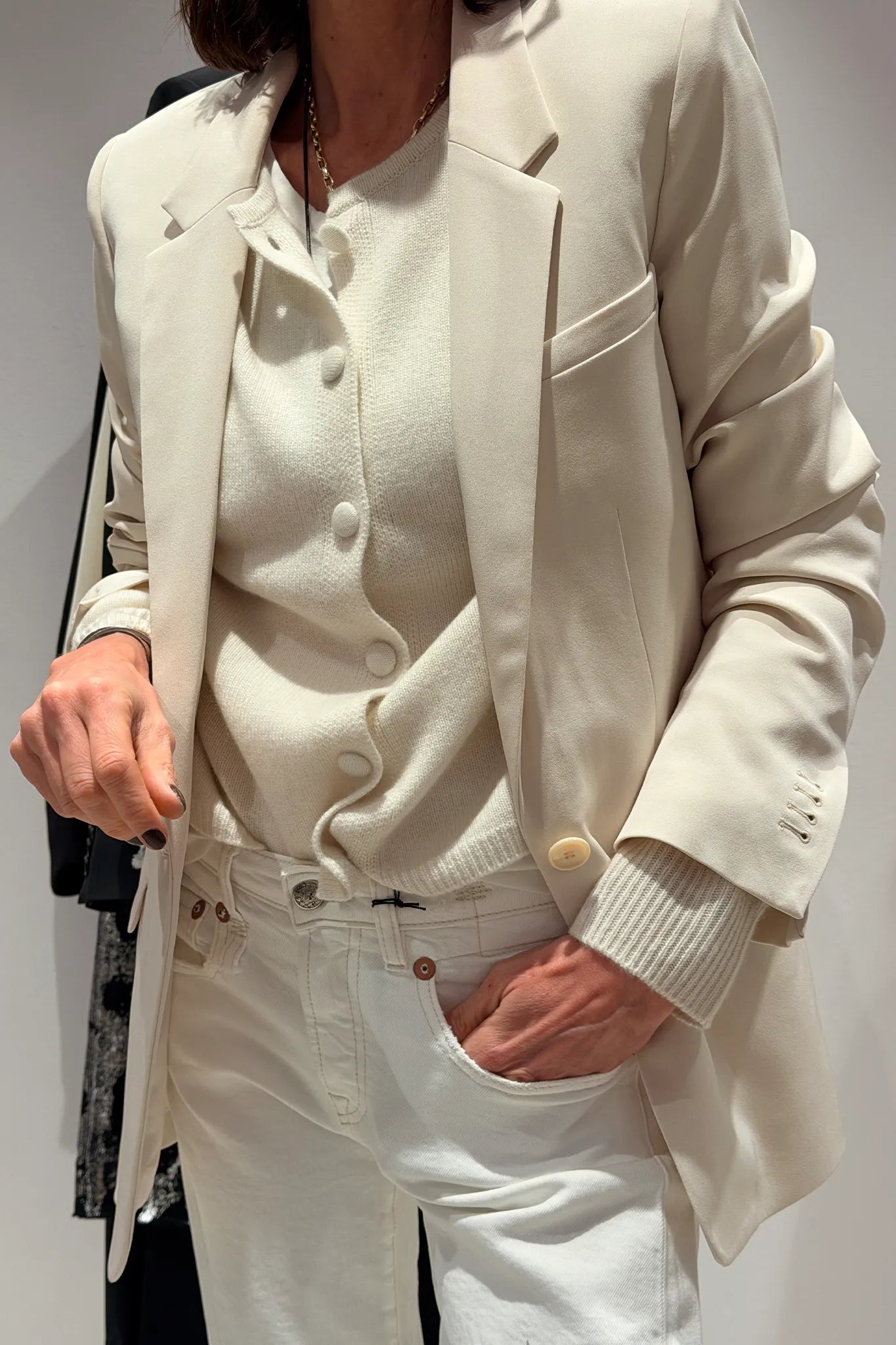 Blazer Feray in Ecru