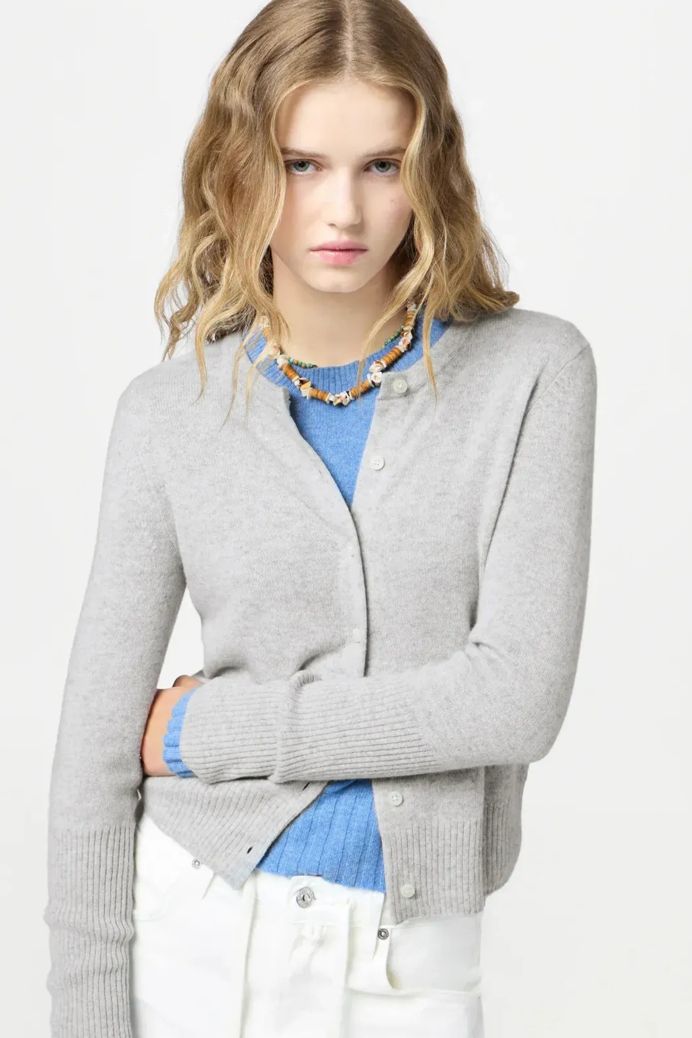 Strickjacke Jane in Stone
