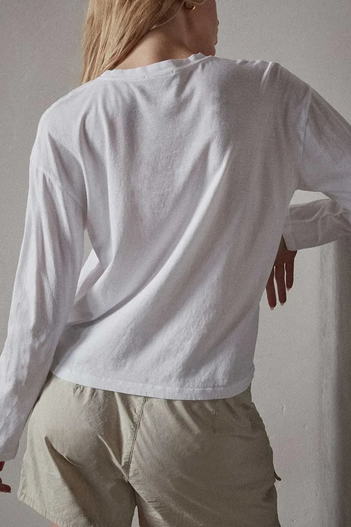 Longsleeve Boxy in White