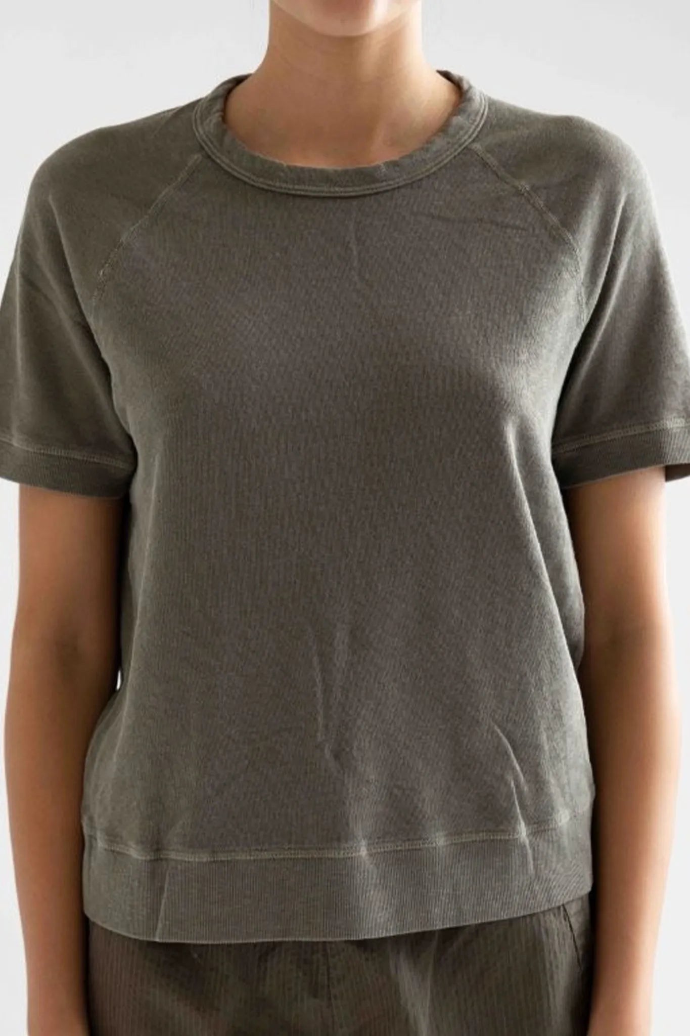 Shirt Raglan in Army Green