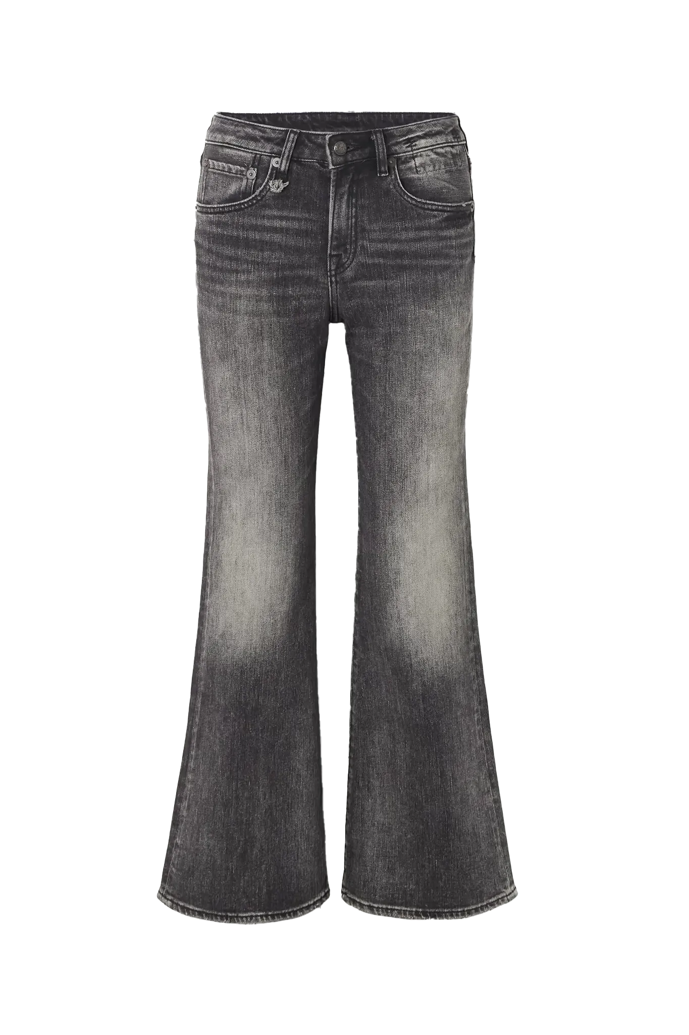 Jeans Joan Kick Flare in Kennet Black Stretch