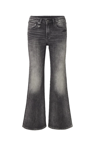 Jeans Joan Kick Flare in Kennet Black Stretch