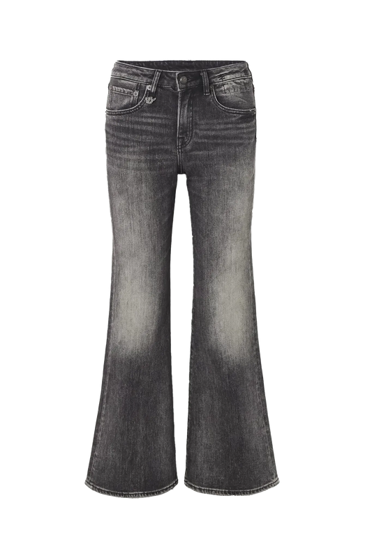 Jeans Joan Kick Flare in Kennet Black Stretch