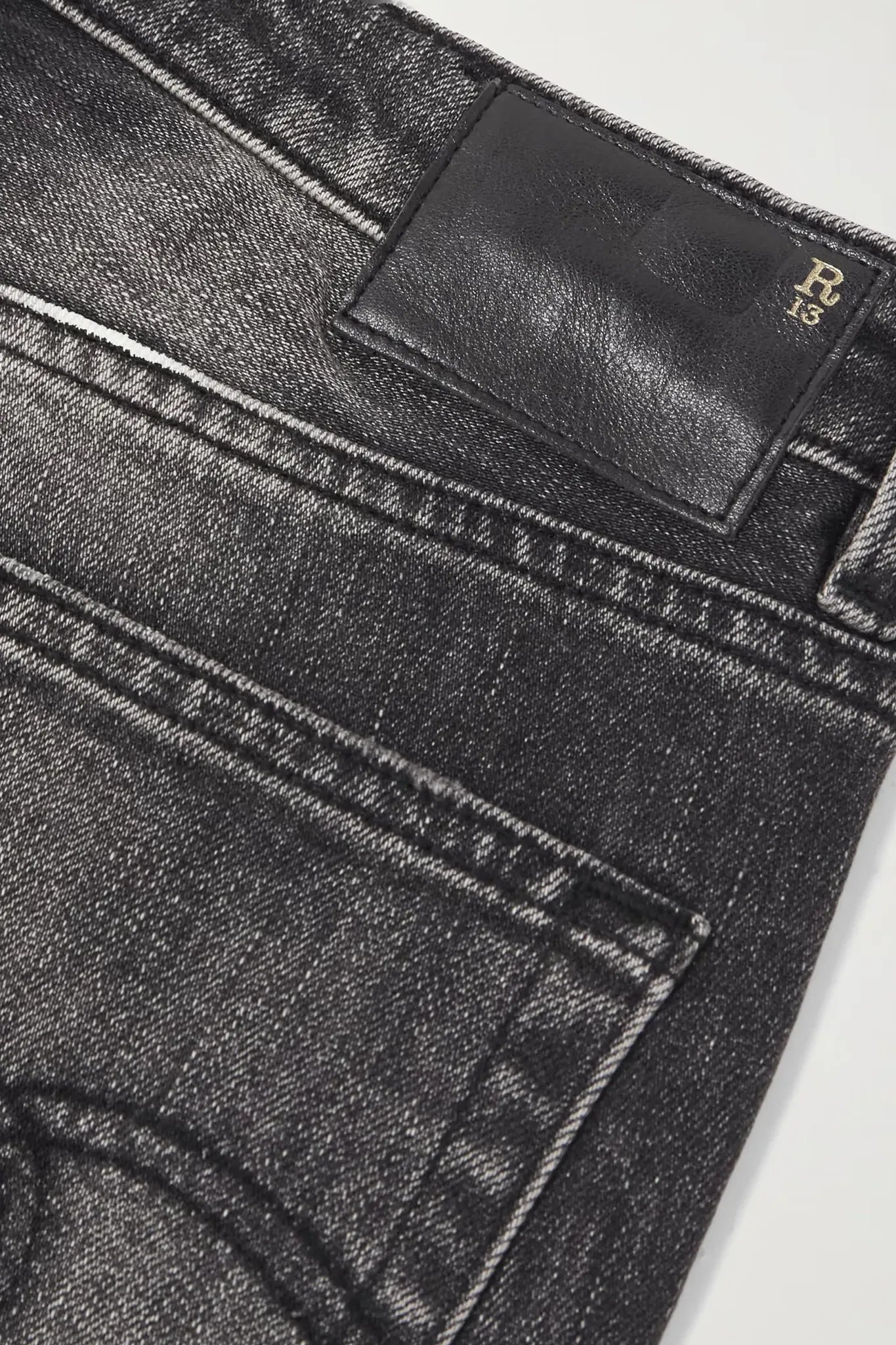 Jeans Joan Kick Flare in Kennet Black Stretch