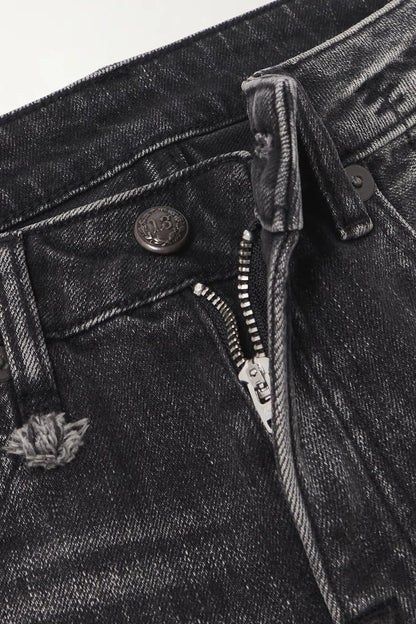 Jeans Joan Kick Flare in Kennet Black Stretch