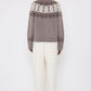 Pullover Jackson in Ivory/Mushroom