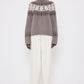 Pullover Jackson in Ivory/Mushroom