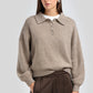 Pullover Nia in Warm Taupe