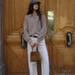 Pullover Nia in Warm Taupe