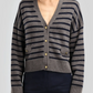 Cardigan Ramatuelle in Nougat-Navy