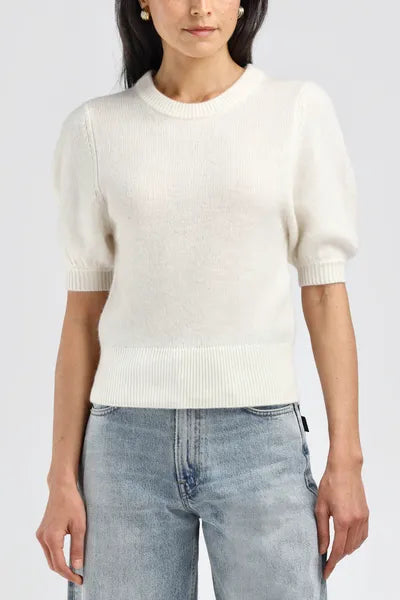 Pullover Poupette Soleil in White