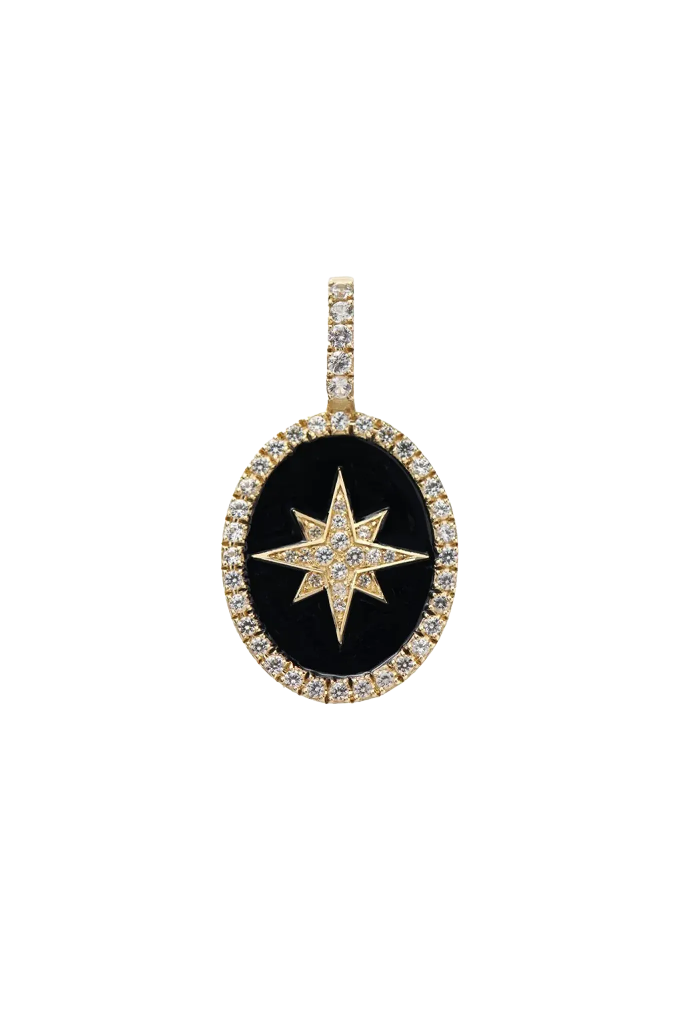Anhänger "Etoilé Noir" 14K Gold