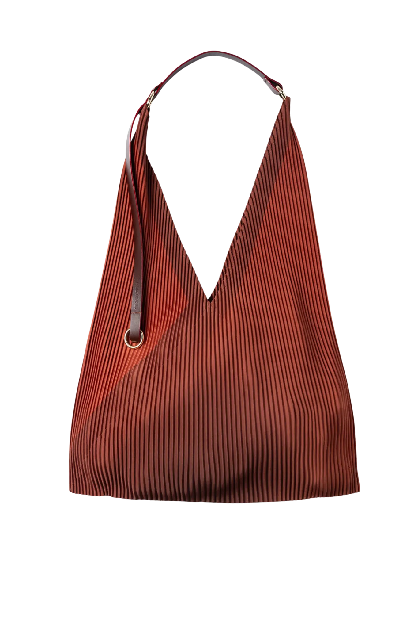 Y Bag Angelina (mit Lederhenkel) in Burgundy