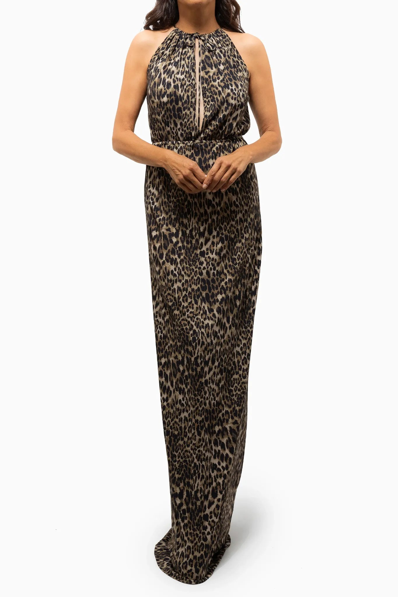 Kleid Vesper Dress in Vintage Leopard Print