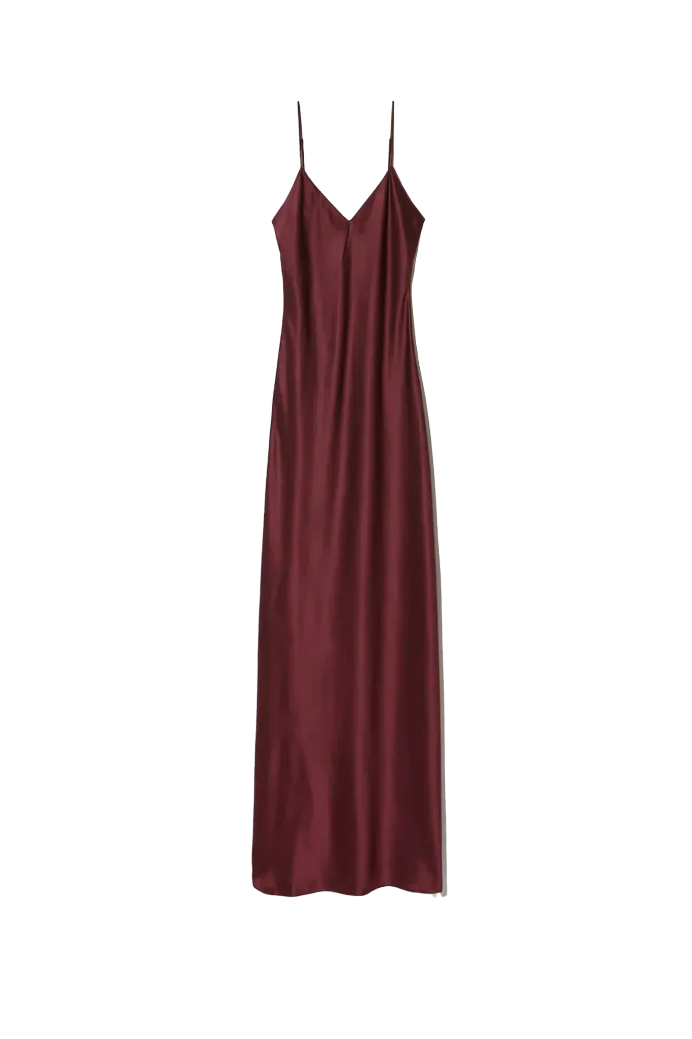 Kleid Cami Silk Gown in Claret
