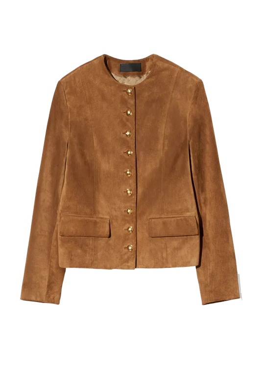 Jacke Nanon Ledervelours in Martora