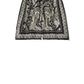 Short Frances Silk in Black/Ivory