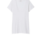 T-Shirt Carol V-Neck in White