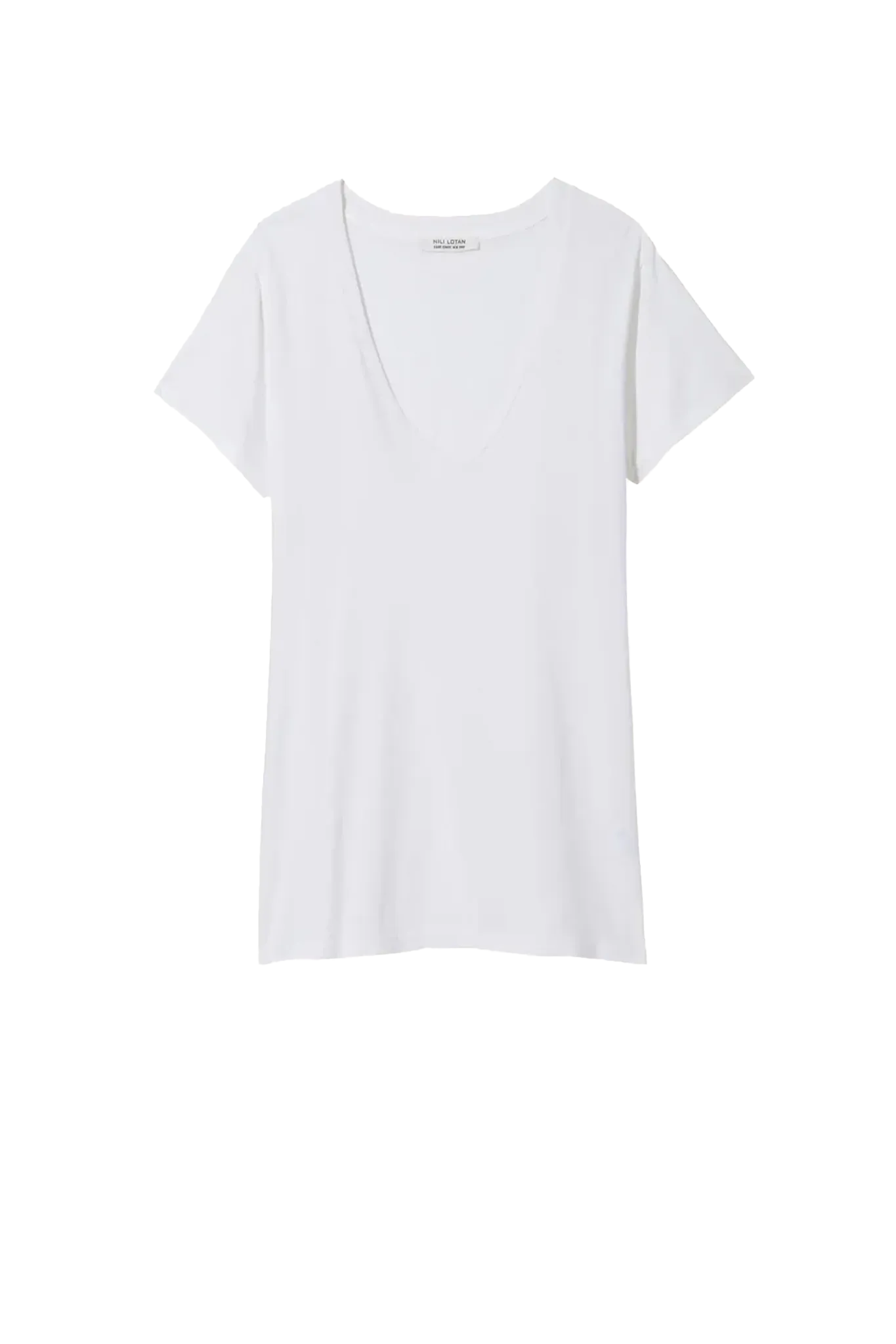 T-Shirt Carol V-Neck in White