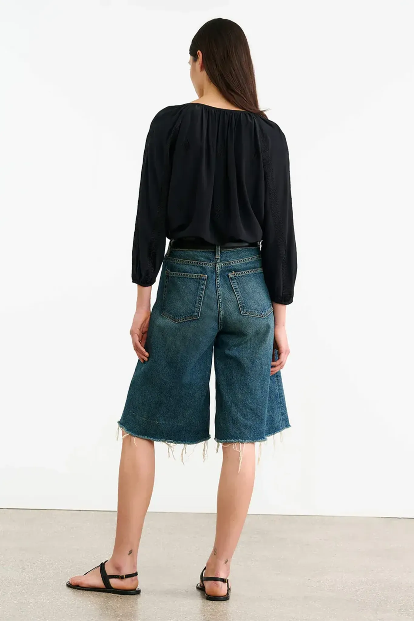 Jeans Short Alona in Simon Wash