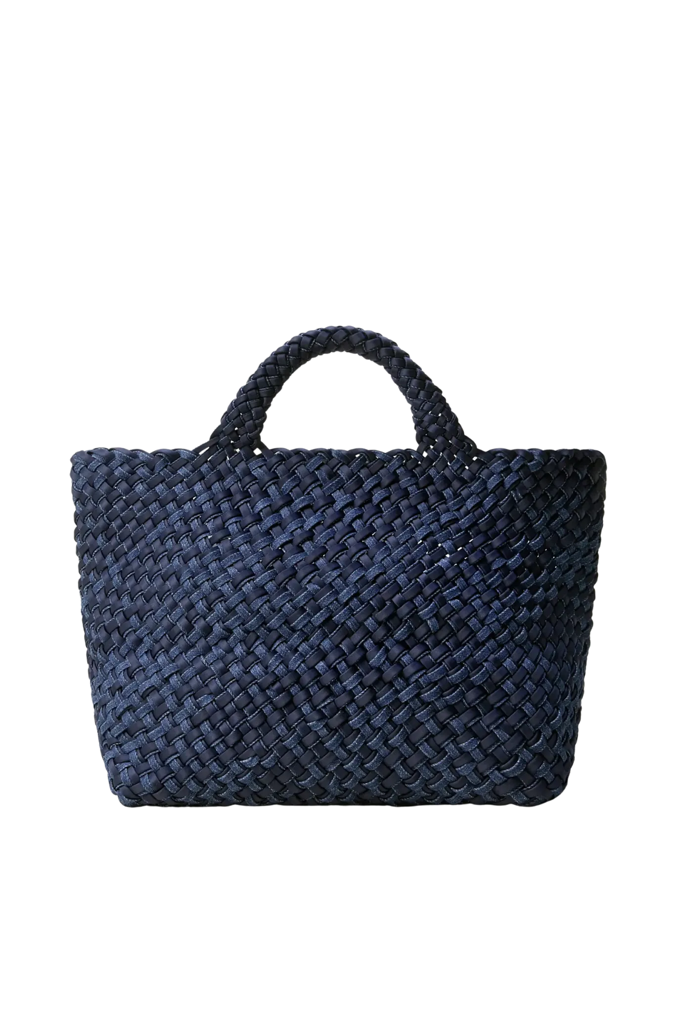 Tasche St. Barths Medium Tote Double Weave in Indigo