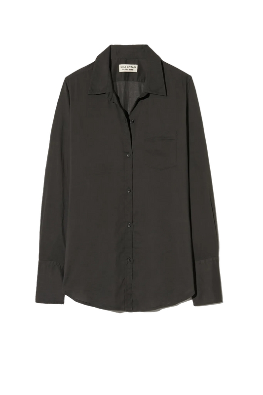 Shirt Cotton Voile NL in Chocolate Brown