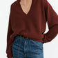 Pullover Feron in Dark Rust