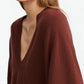 Pullover Feron in Dark Rust