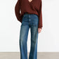 Pullover Feron in Dark Rust